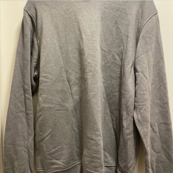 New Men's Gray Northface Snap Pullover - L - Picture 2 of 2